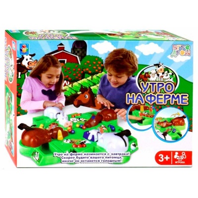 Настольная игра Игродром Утро на ферме 1Toy Т13558